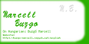 marcell buzgo business card