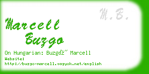 marcell buzgo business card